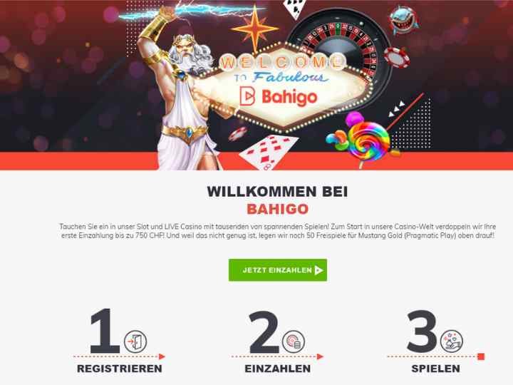 Bahigo Casino Schweiz: Ein Online Casino mit vielfältigen Spielen und Angeboten in Switzerland